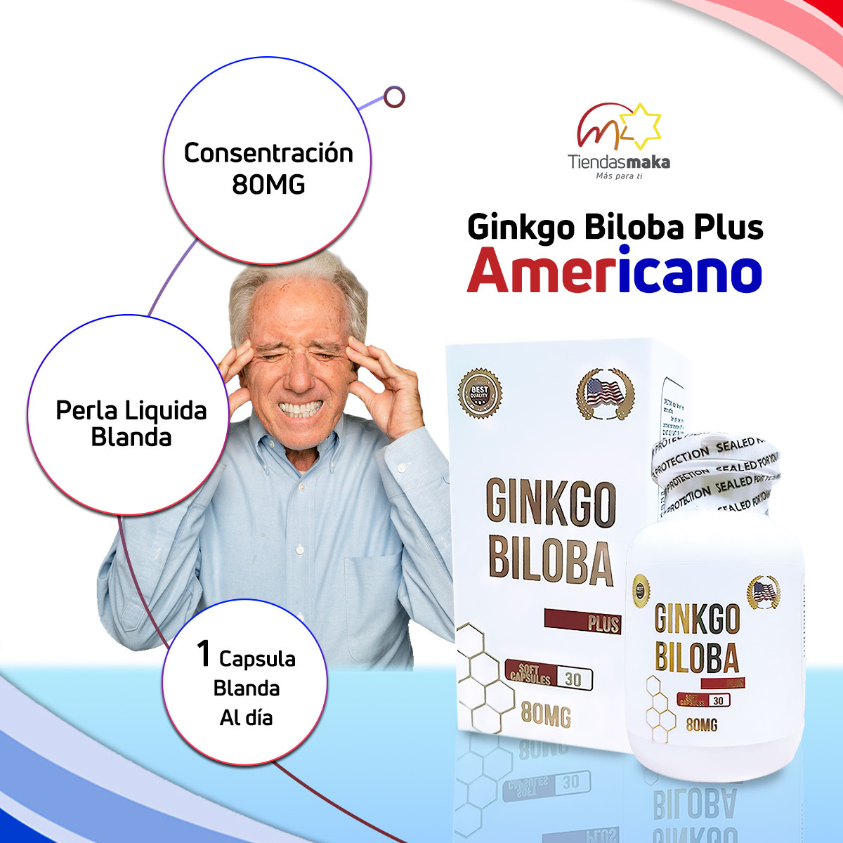 Miniatura 2 de Ginkgo Biloba Plus Americano